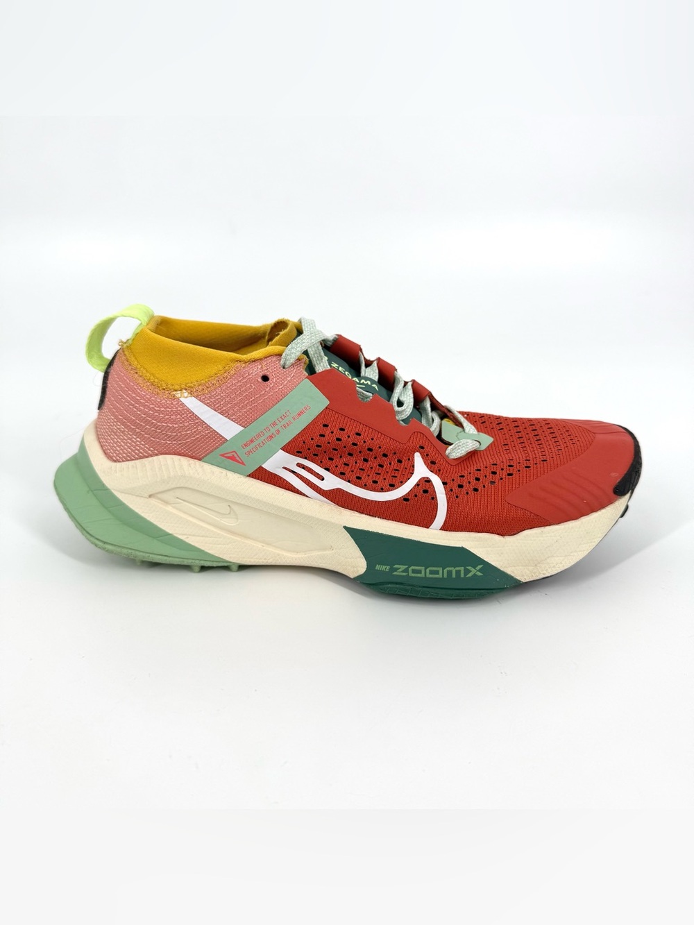 Nike Zoom X Zegama Trail Running Shoes Womens Size 6 Mantra Orange Sneakers